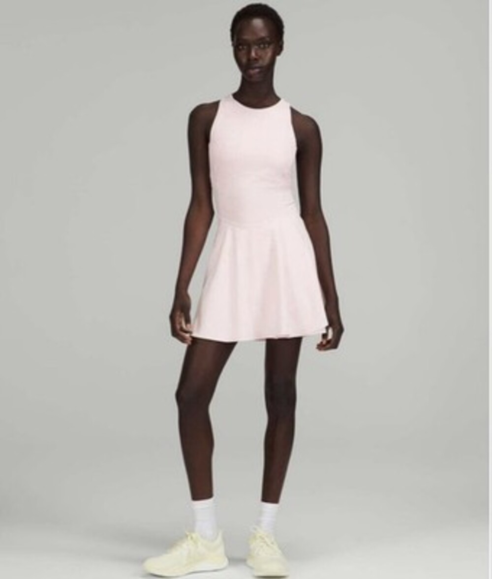 NWT Lululemon 4 Court Crush Tennis Dress Strawberry Milkshake $138